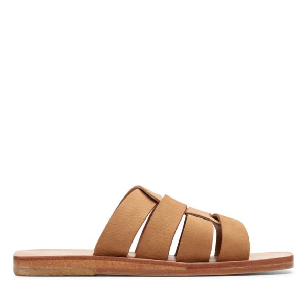 Clarks Womens Margot Weave Sandals Light Brown | CA-6740219